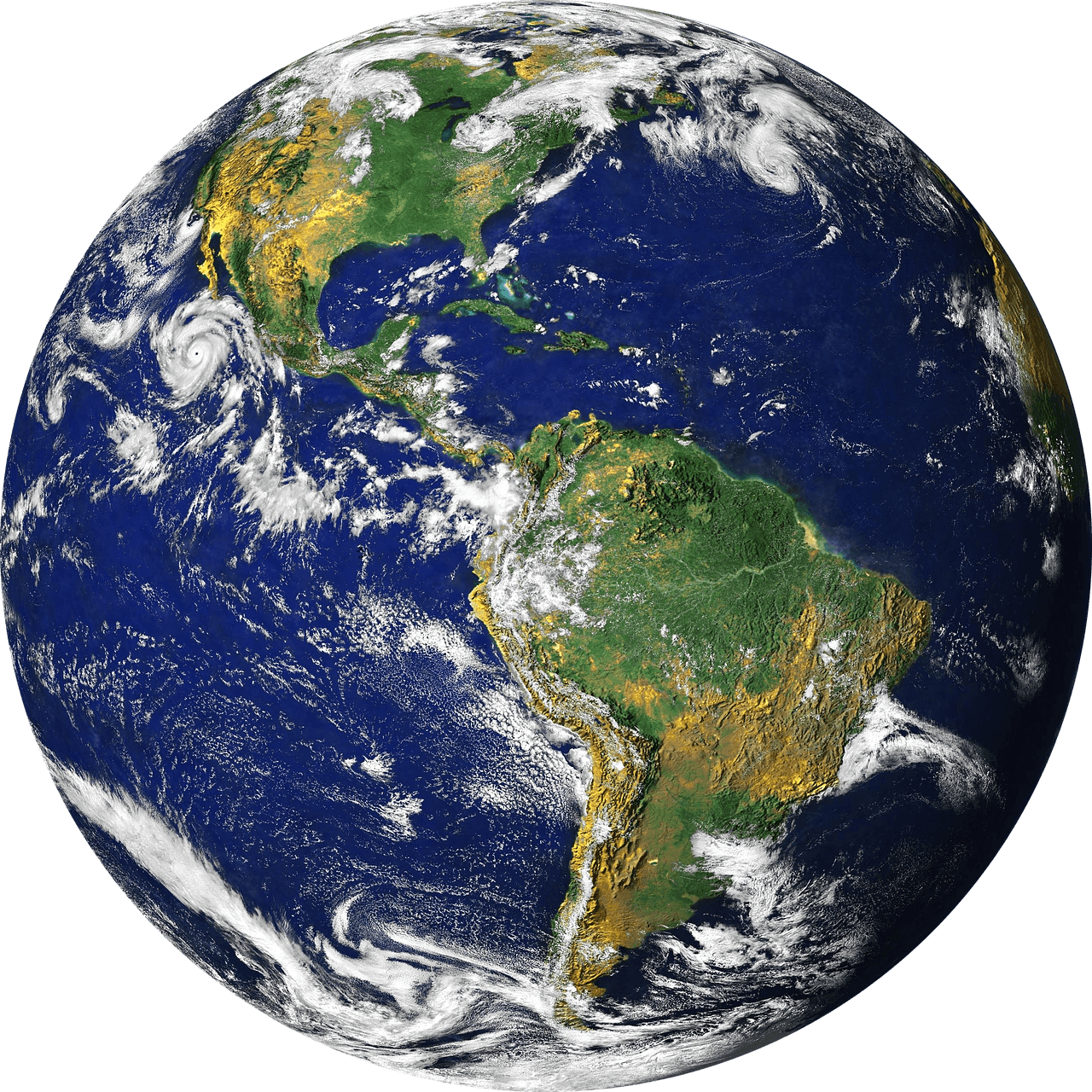 Globe terrestre animé